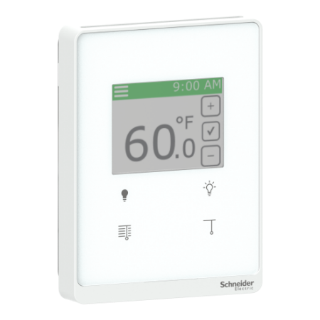 Picture of SmartX Cover Plate, for Sensor Base, Touchscreen, with 4 Buttons Light/Blind, Optimum White Cover