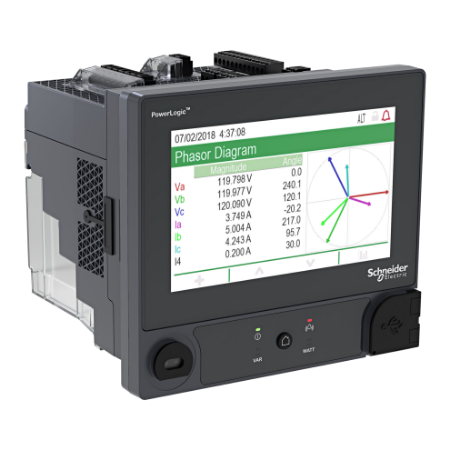 Picture of PowerLogic™ ION9000T meter, HSTC, DIN mount, 192 mm display, B2B adapter, HW kit