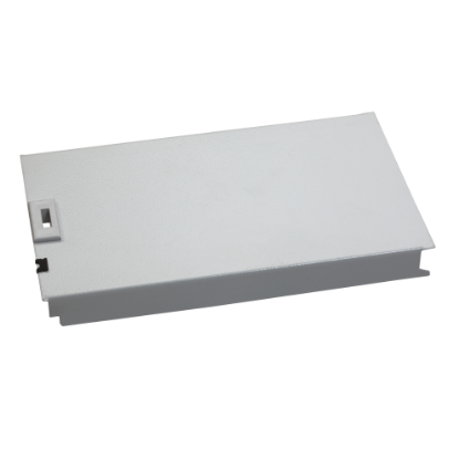 Picture of Plain metalic front plate , 12 modules, RAL 7035, H150xW300mm.