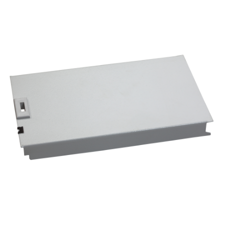 Picture of Plain metalic front plate , 12 modules, RAL 7035, H150xW300mm.