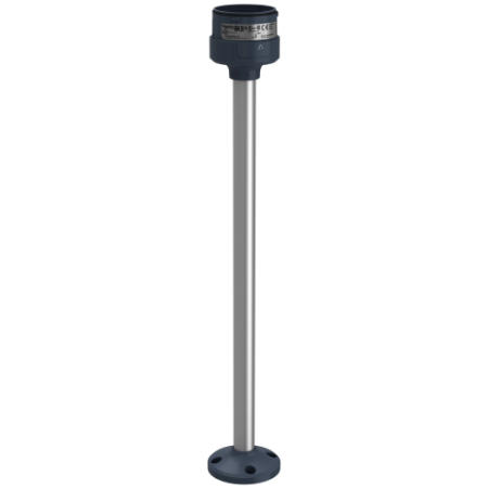 Picture of Fixing plate with 400mm aluminium pole for modular tower lights, Harmony XVU, black, 60mm