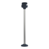 Picture of Fixing plate with 400mm aluminium pole for modular tower lights, Harmony XVU, black, 60mm