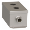 Picture of Empty enclosure control station, Harmony 9001K, Harmony 9001SK, stainless steel, 2 cut outs, 30mm