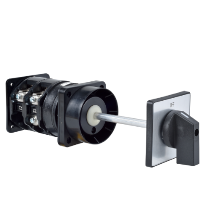 Picture of Cam switch, Harmony K, front mounting, plastic, 4 poles, 90°, 150A, 88x88mm, marked OFF/ON