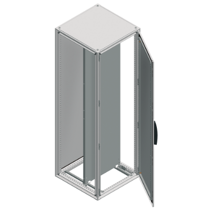 Picture of Spacial SF enclosure with mounting plate - assembled - 2000x800x500 mm