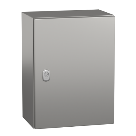 Picture of Spacial, Wall mounted enclosure, Spacial S3X, stainless steel 304L, plain door, 400x300x200mm, IP66