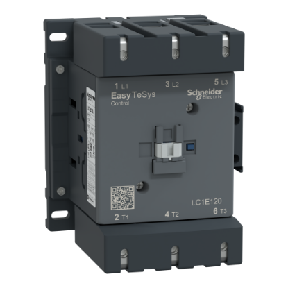 Picture of Contactor,Easy TeSys Control,LC1E,3P(3NO),AC-3,<=440V,120A,220V AC coil,50Hz