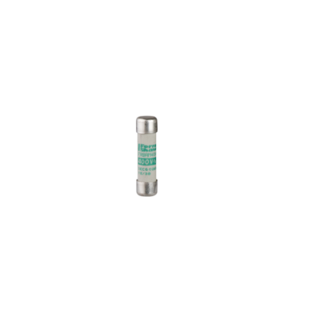 Picture of NFC cartridge fuses, TeSys GS, cylindrical 10mm x 38mm, fuse type aM, 500VAC, 16A, without striker, set of 10 parts