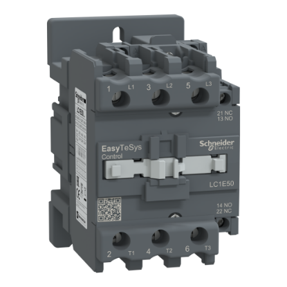 Picture of Contactor,Easy TeSys Control,LC1E,3P(3NO),AC-3,<=440V,50A,415V AC coil,50Hz