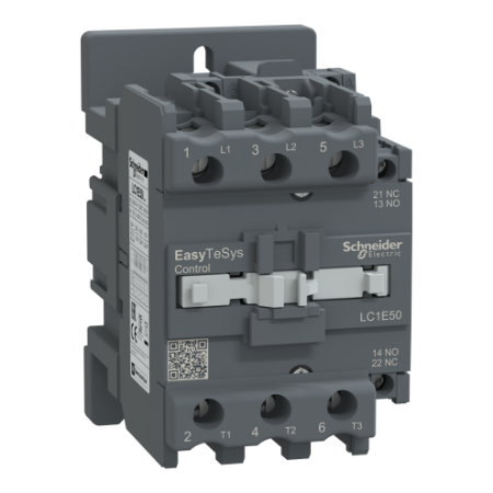Picture of Contactor,Easy TeSys Control,LC1E,3P(3NO),AC-3,<=440V,50A,415V AC coil,50Hz
