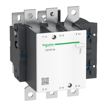 Picture of TeSys F contactor - 3P (3 NO) - AC-3 - <= 440 V 115 A - coil 110 V AC
