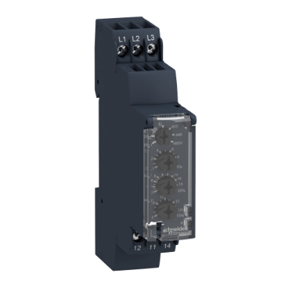 Picture of Harmony Control Relays, Modular 3 phaseVoltage control relay, 5A, 1CO, 208...480V AC