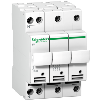 Picture of Acti9 - fuse-disconnector STI - 3 poles + N - 25 A - for fuse 10.3 x 38 mm