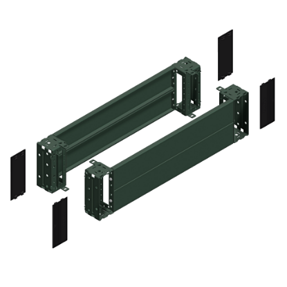 Picture of Front & rear plinth, PanelSeT SFN, Spacial SF, Spacial SM, for electrical enclosure W1200mm , plinth H200mm