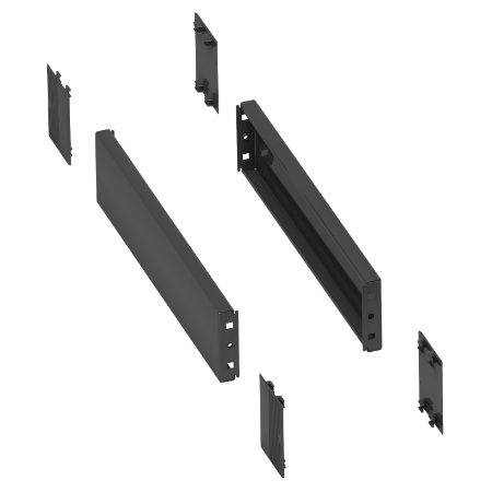 Picture of Side panels for the plinth, PanelSeT SFN, Spacial SF, Spacial SM, for electrical enclosure  D500mm, set of 2, H100mm