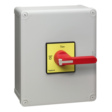 Picture of TeSys, TeSys Vario enclosed, emergency switch disconnector, 100A, IP65, long handle