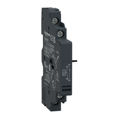 Picture of Add-on contact block,TeSys Deca Frame 2/3,1NO(fault)+1NC,side,for GV2/GV3(except GV3ME)