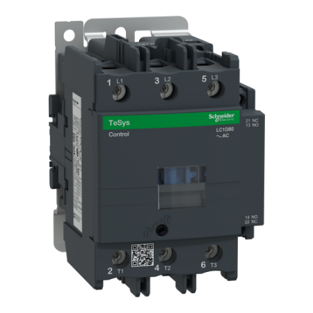 Picture of TeSys, Contactor, TeSys Deca, 3P(3NO), AC-3/AC-3e, <=440V, 80A, 220V AC 50/60Hz coil