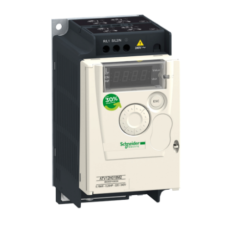 Picture of variable speed drive, Altivar 12, 0.18kW, 0.25hp, 200 to 240V, 3 phases