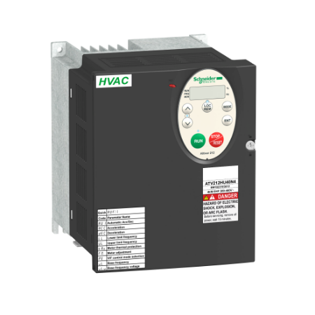 Picture of variable speed drive, Altivar 212, 4kW, 5hp, 480V, 3 phases, with EMC, IP21