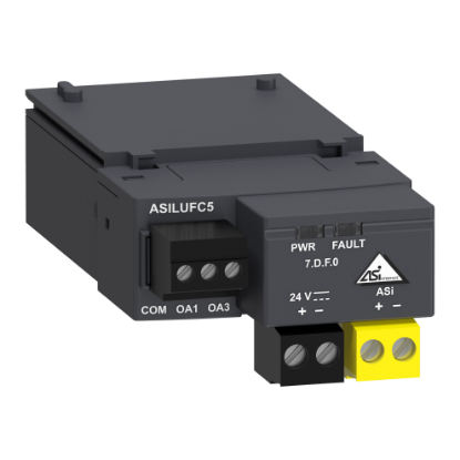 Picture of Communication module, AS-Interface, 24VDC, Front side, Modbus