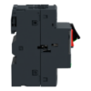 Picture of TeSys Deca, Motor circuit breaker, TeSys Deca, 3P, 2.5 to 4A, thermal magnetic, screw clamp terminals, button control