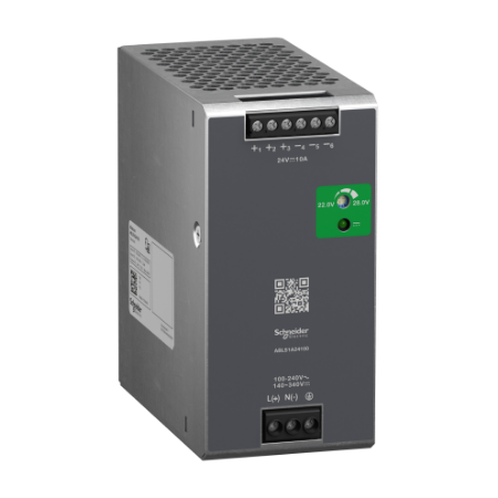 Picture of Regulated Power Supply, 100 to 240V AC, 24V, 10A, single phase, Optimized