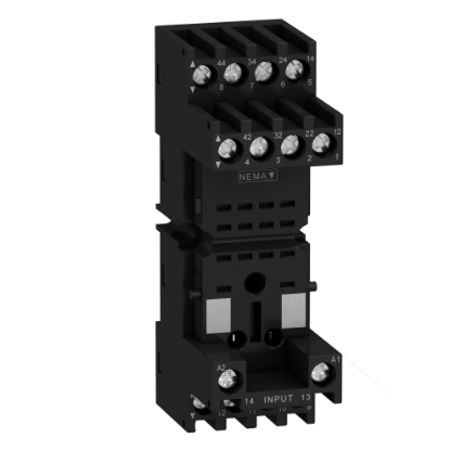 Picture of Harmony Timer Relays, Socket for RXM2 RXM4 relays, screw connectors, mixed contact