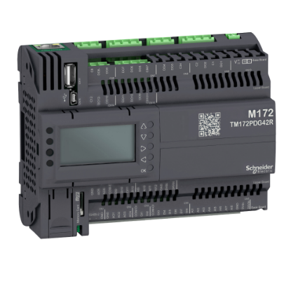 Picture of Controller, Modicon M171/M172/M173, Modicon M172, performance, display, 42 IO, Ethernet, Modbus