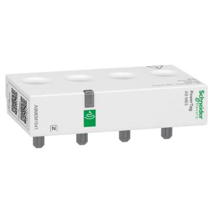 Picture of PowerLogic, Energy sensor, PowerTag Monoconnect 63A 3P+N top position