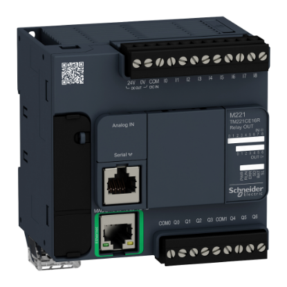 Picture of Modicon M221, Logic controller, 16 IO relay Ethernet