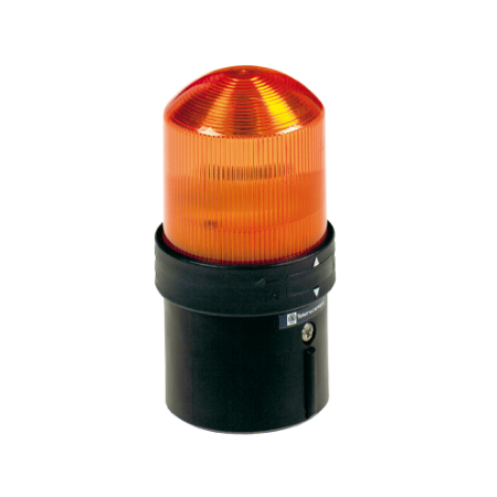 Picture of Harmony XVB, Illuminated unit for modular tower lights, plastic, orange, Ø70, steady, integral LED, 24 V AC/DC