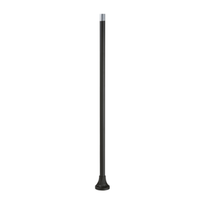 Picture of Harmony XVB, Fixing base for modular tower lights, plastic, Ø70, 780mm black aluminium support tube + black fixing plate