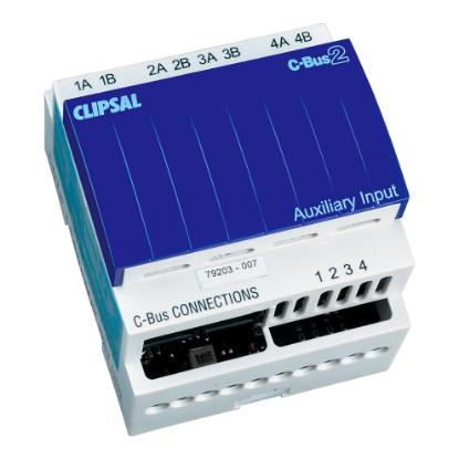 Picture of C-Bus Control and Management System, Auxiliary Input Unit, 4 Channel, Learn Enabled