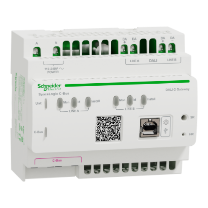 Picture of Clipsal C-Bus, DALI-2 Gateway, SpaceLogic C-Bus, 6DIN
