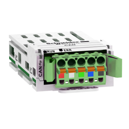 Picture of communication module CANopen, Altivar, Lexium, spring 5 way terminal block