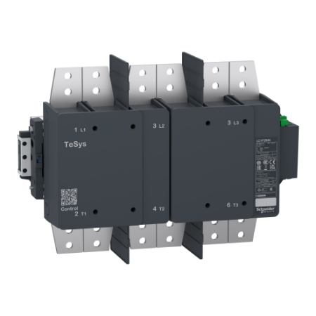 Picture of Contactor,TeSys F,3P(3NO), AC-1 <= 1000V 2600A,100-250V AC/DC coil