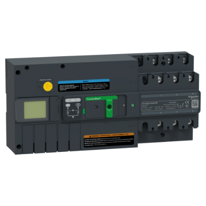 Picture of active automatic transfer switch, TransferPacT Active automatic, 100A, 3P, LCD, frame 160A