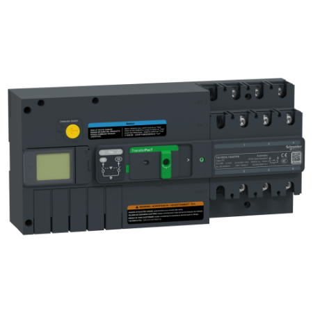 Picture of active automatic transfer switch, TransferPacT Active automatic, 100A, 3P, LCD, frame 160A