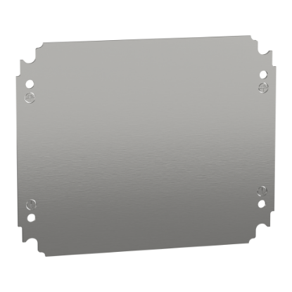 Picture of Plain mounting plate H300xW250mm made of galvanised sheet steel