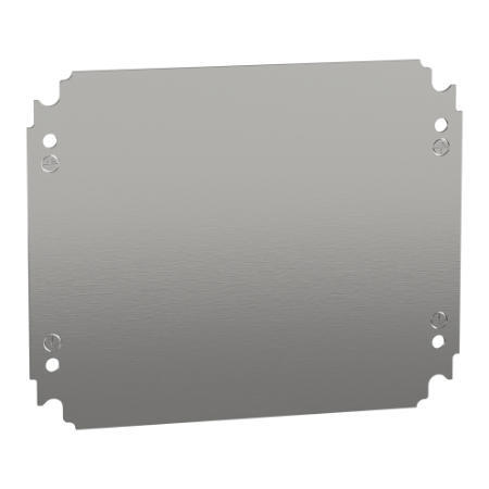 Picture of Plain mounting plate H300xW250mm made of galvanised sheet steel