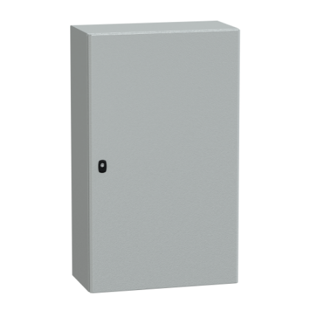 Picture of Spacial, Wall mounted steel enclosure, Spacial S3D, plain door, with mounting plate, 1000x600x300mm, IP66, IK10