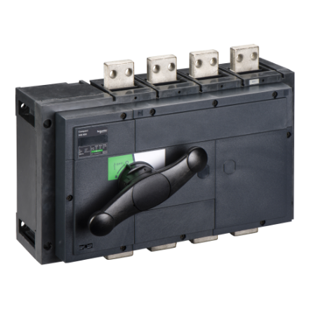 Picture of switch disconnector, Compact INS800, 800A, standard version with black rotary handle, 4 poles