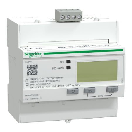 Picture of Acti9, IEM3150 energy meter - 63 A - Modbus