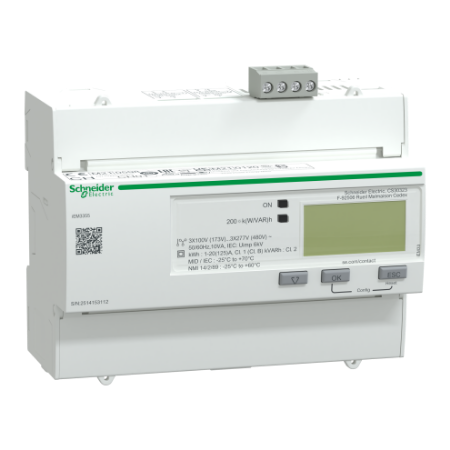 Picture of iEM3355 energy meter - 125 A - Modbus - 1 digital I - 1 digital O - multi-tariff - MID