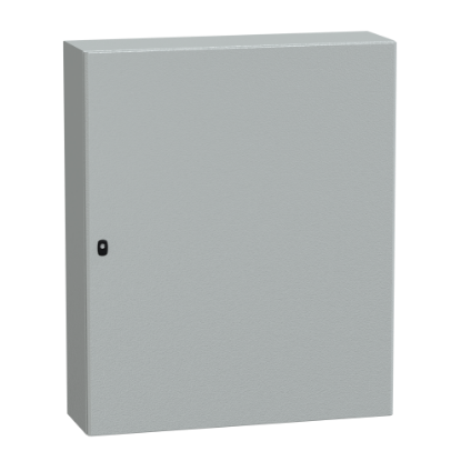 Picture of Spacial, Wall mounted steel enclosure, Spacial S3D, plain door, with mounting plate, 1200x1000x300mm, IP66, IK10