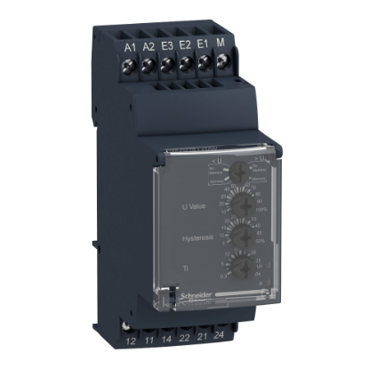 Picture of Harmony Control Relays, Modular 1 phaseVoltage control relay, 5A, 2CO, range 15..600V, 24..240V AC DC