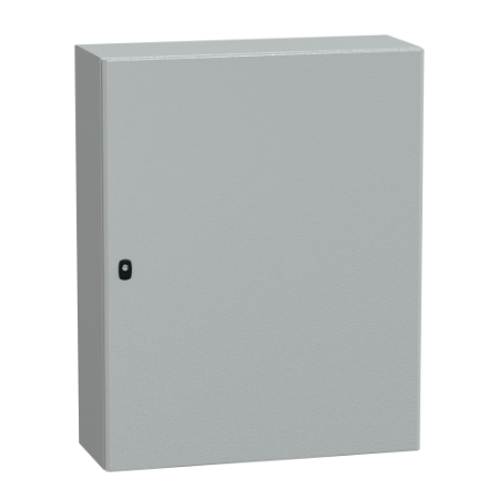 Picture of Spacial, Wall mounted steel enclosure, Spacial S3D, plain door, with mounting plate, 1000x800x300mm, IP66, IK10