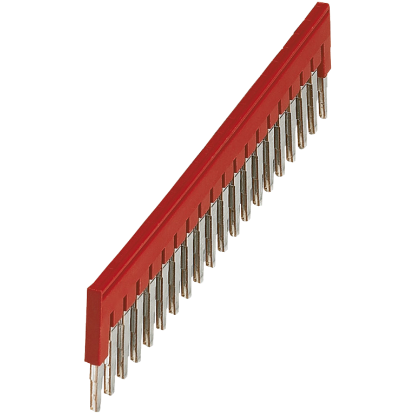 Picture of Linergy, Plug-in bridge, Linergy TR, 20 points, for 4mm² terminal blocks, red, 20 way, set of 10