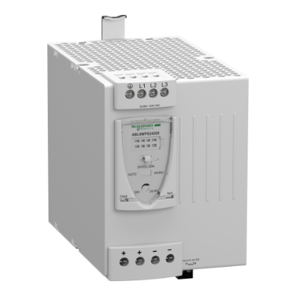 Picture of Phaseo ABL7 ABL8, Regulated Switch Power Supply, 3 phase, 380..500V AC, 24V, 20A